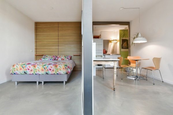 slaapkamer woon beton